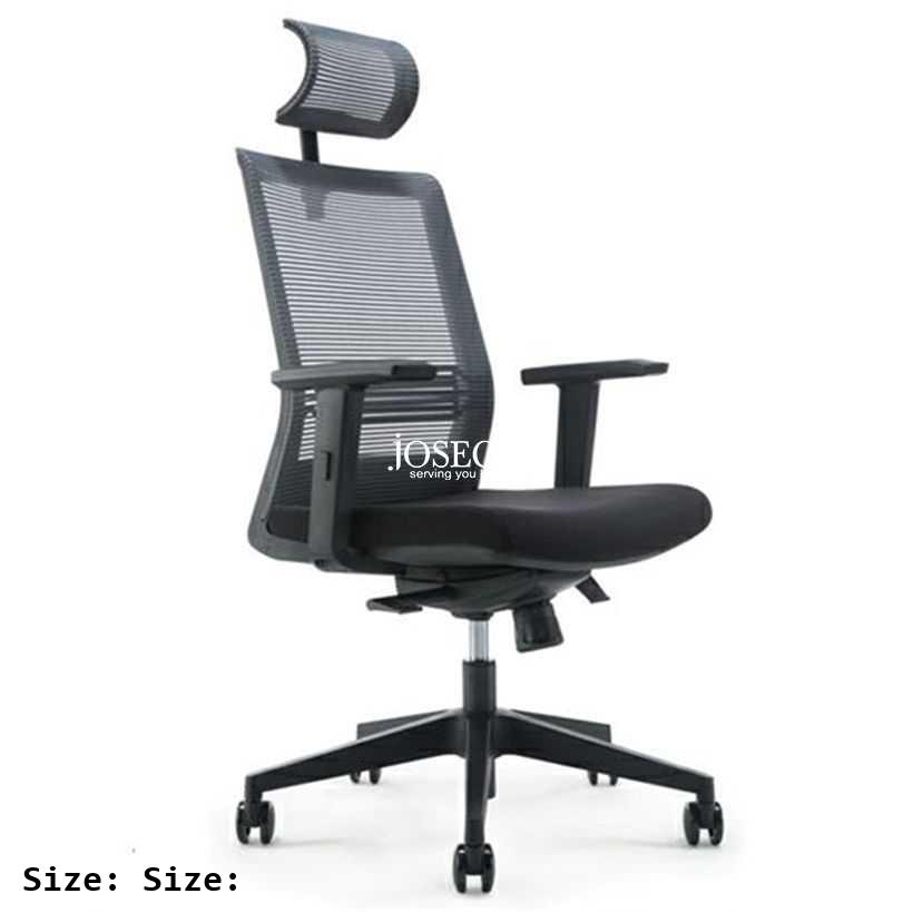 Kwertas Netted Revolving Chair-size